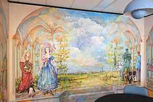 Kunsttoepassing bij een bedrijf door Therese van Gelder