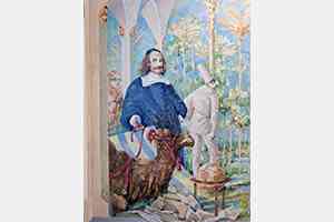 Kunsttoepassing bij een bedrijf door Therese van Gelder